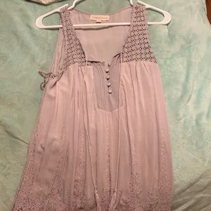 Lavender Lovestitch tank top